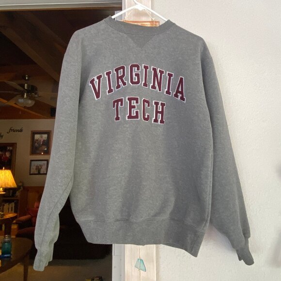 Virginia Tech Jansport Crewneck Sweatshirt - Picture 1 of 3